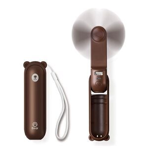 NWT Wool + Pepper Co. BEAR Pocket Fan, Charger, Flashlight